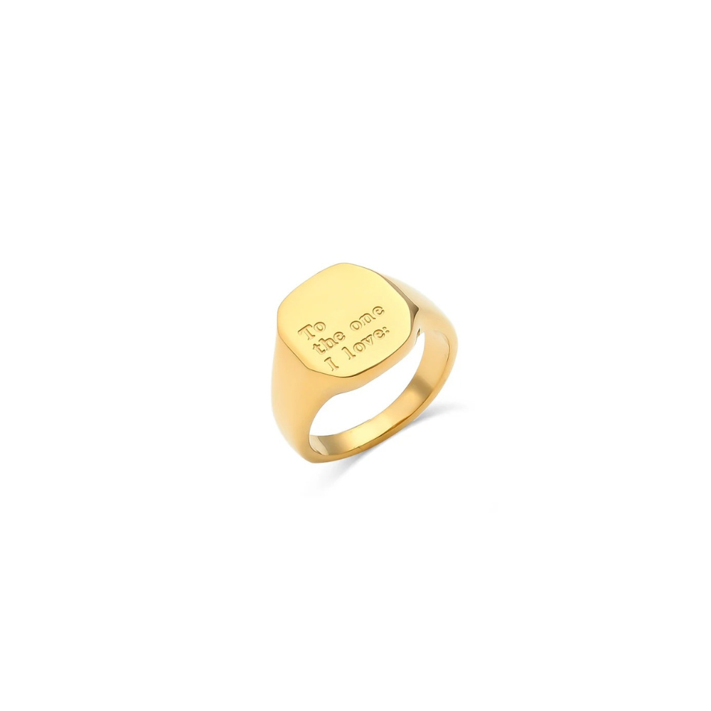 AFFIRM BAND RING - GOLD