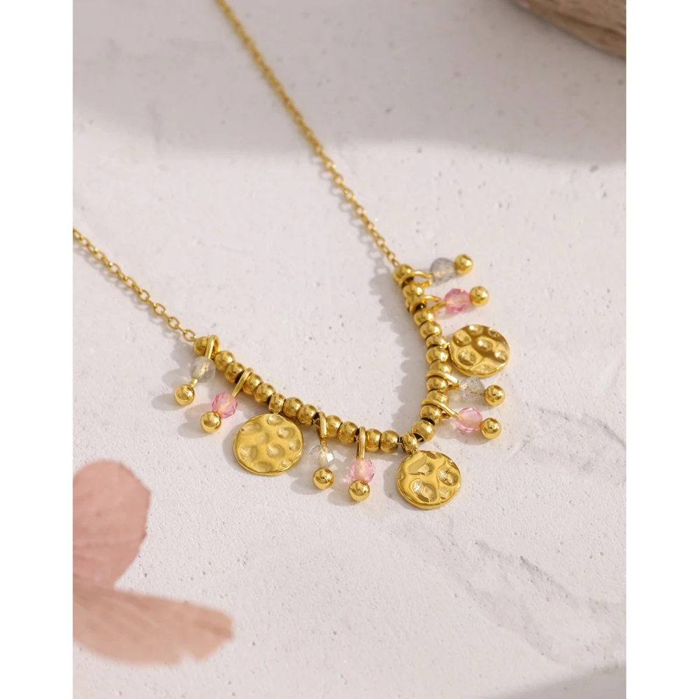 ROSE PETALS NECKLACE - GOLD