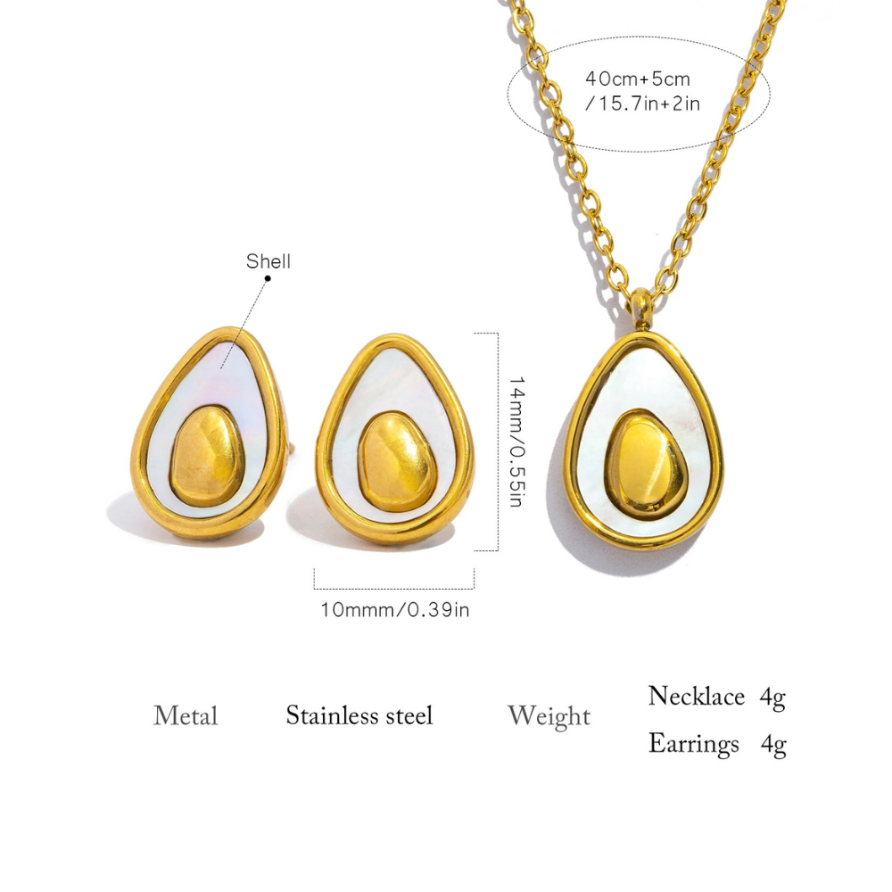 AVOCADO SET - GOLD