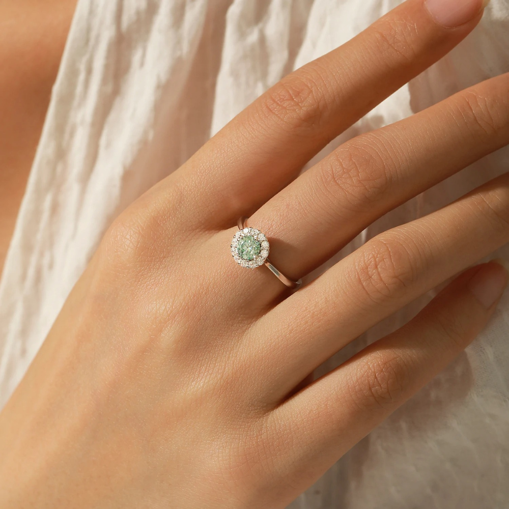 AQUA GRACE RING - SILVER