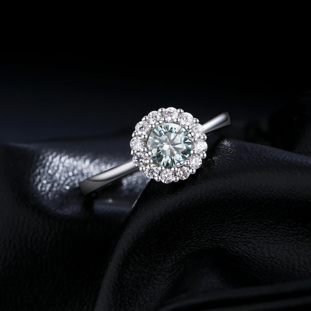 AQUA GRACE RING - SILVER