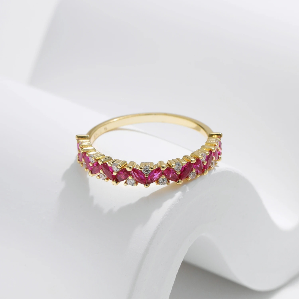 ROSÉ BLOOM RING - GOLD