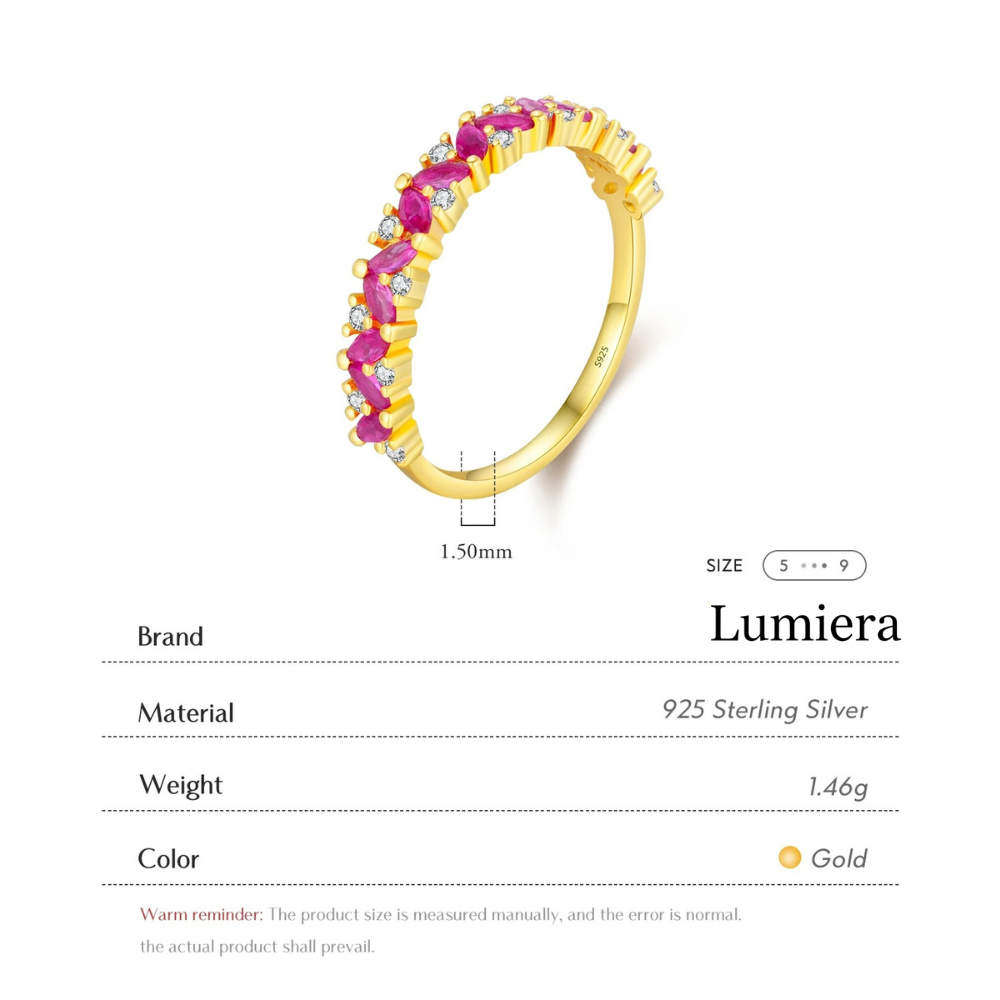 ROSÉ BLOOM RING - GOLD