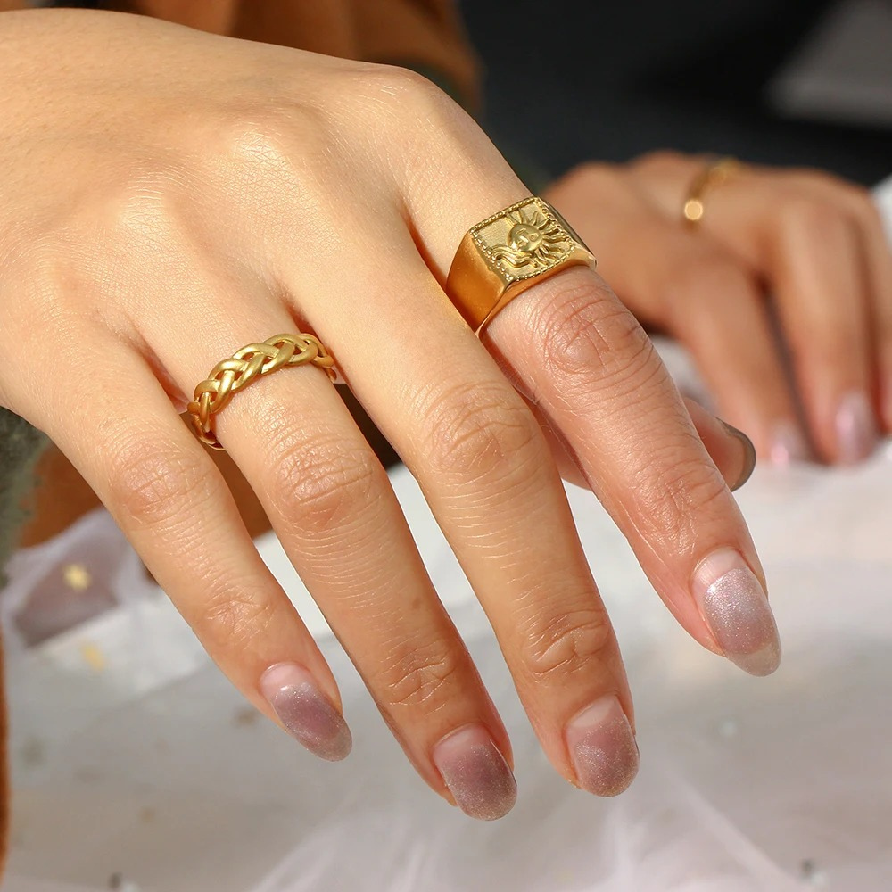 GOLDEN SUN RING - GOLD