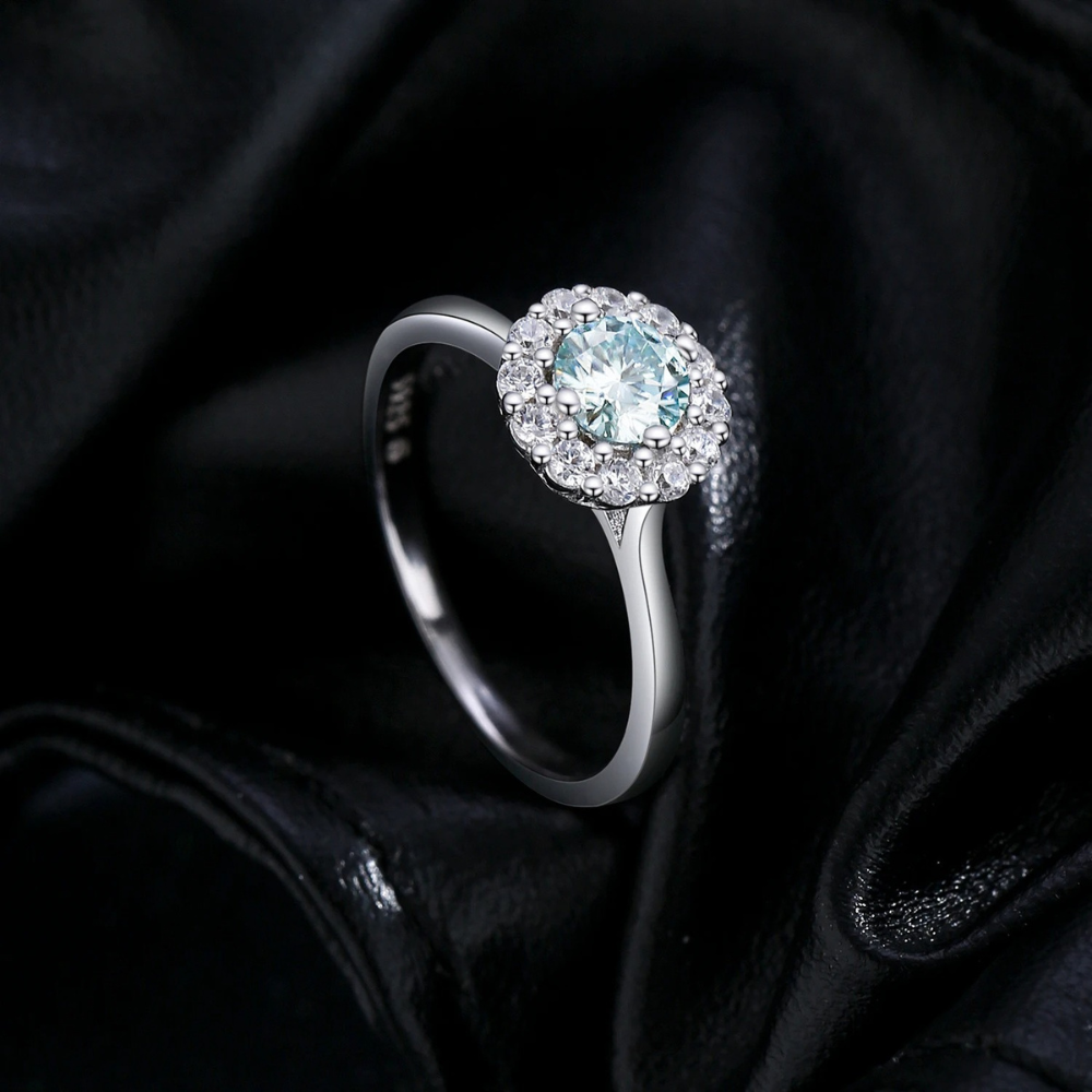 AQUA GRACE RING - SILVER