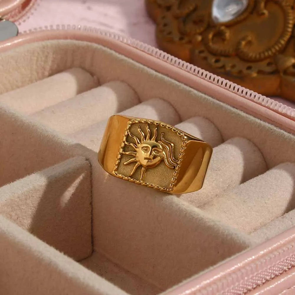 GOLDEN SUN RING - GOLD