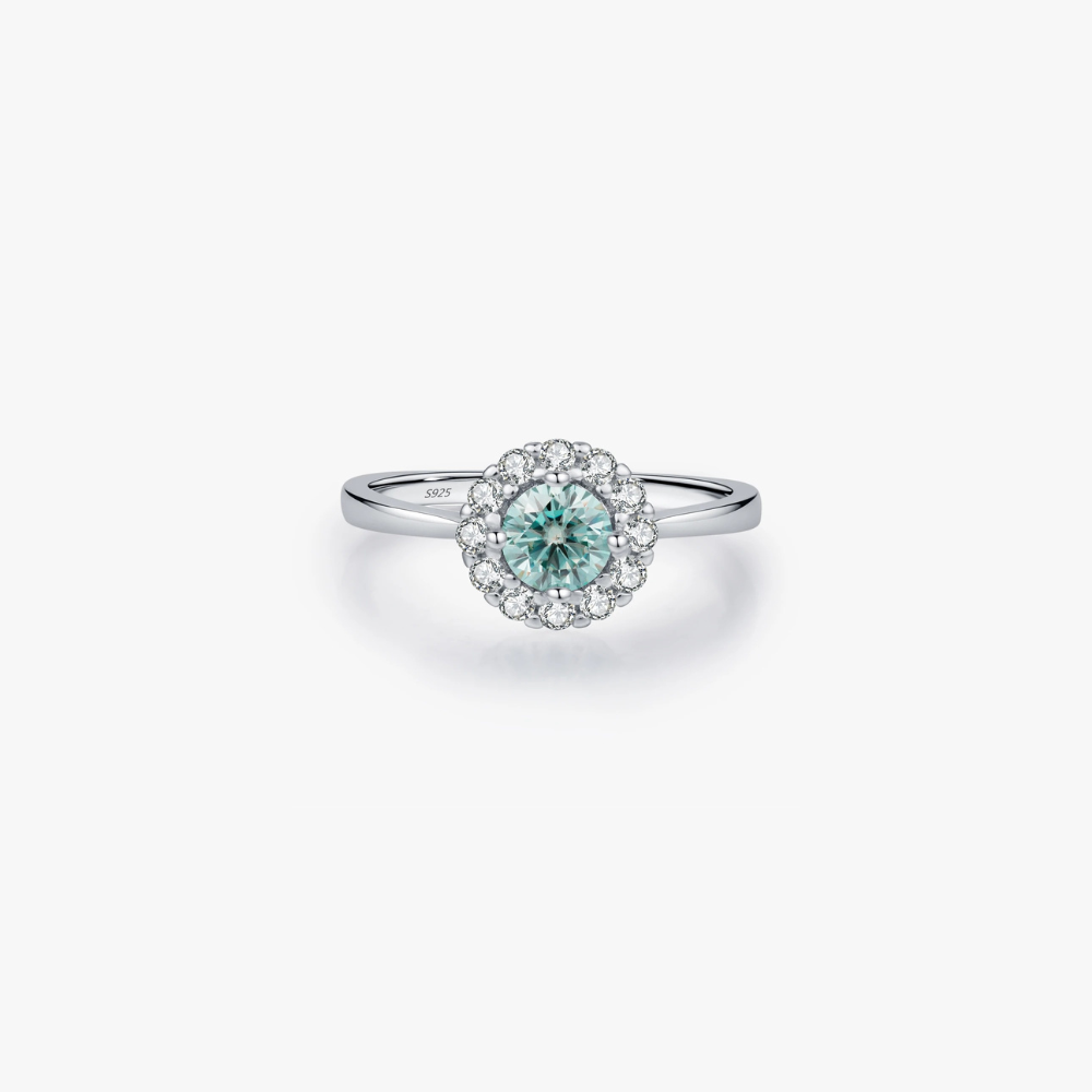 AQUA GRACE RING - SILVER
