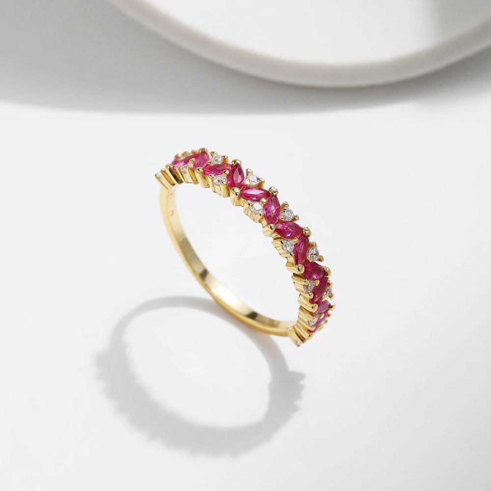 ROSÉ BLOOM RING - GOLD