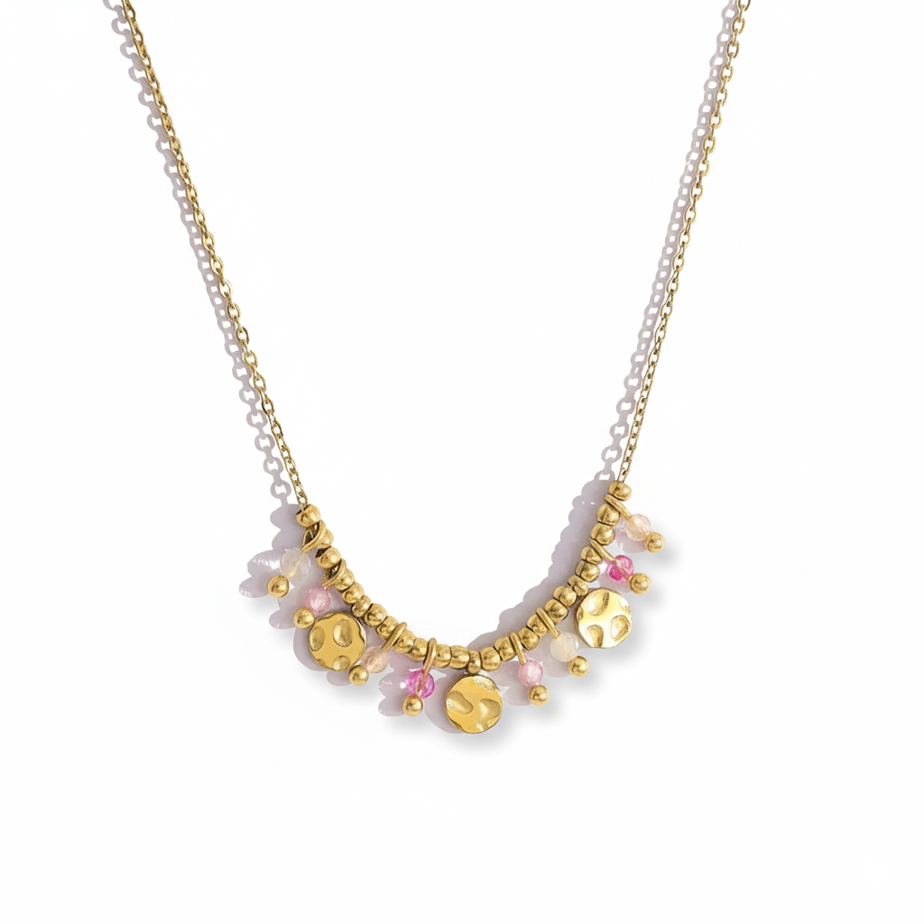 ROSE PETALS NECKLACE - GOLD
