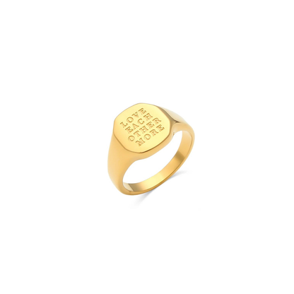 AFFIRM BAND RING - GOLD