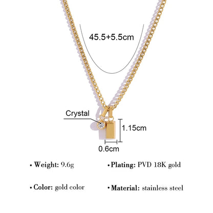 SPARKLING POINT NECKLACE - GOLD