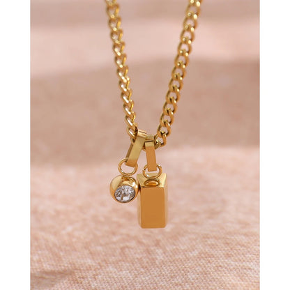 SPARKLING POINT NECKLACE - GOLD