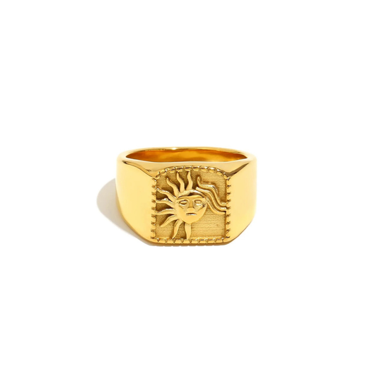 GOLDEN SUN RING - GOLD
