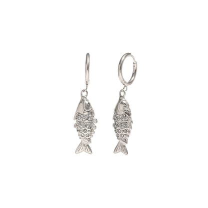 SHIMMER FISH EARRINGS - GOLD