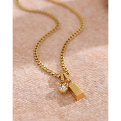 SPARKLING POINT NECKLACE - GOLD
