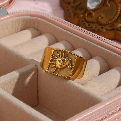 GOLDEN SUN RING - GOLD