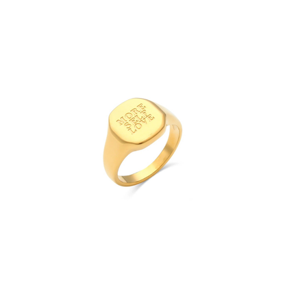 AFFIRM BAND RING - GOLD