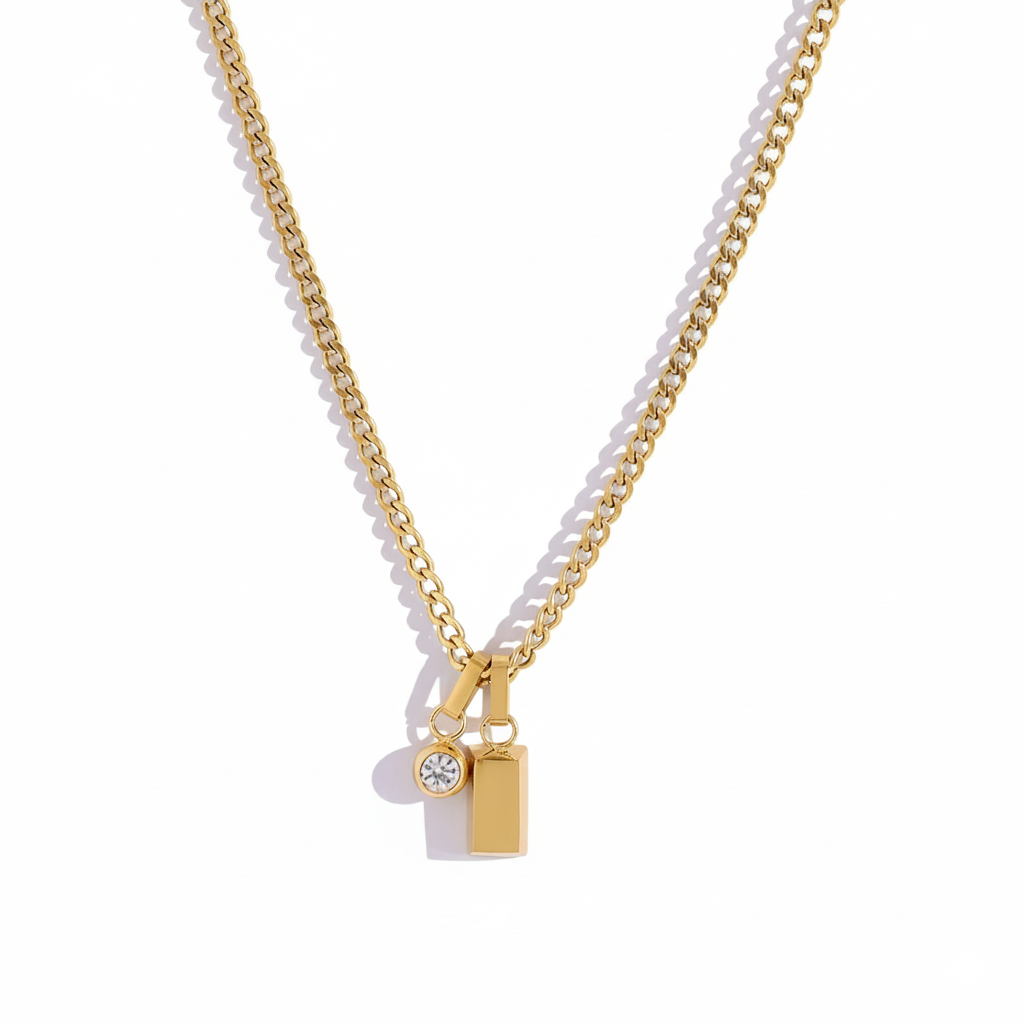 SPARKLING POINT NECKLACE - GOLD