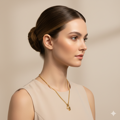 SPARKLING POINT NECKLACE - GOLD