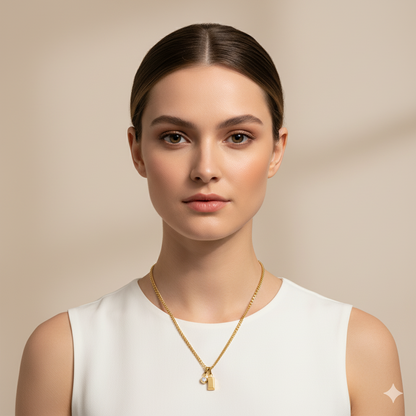 SPARKLING POINT NECKLACE - GOLD
