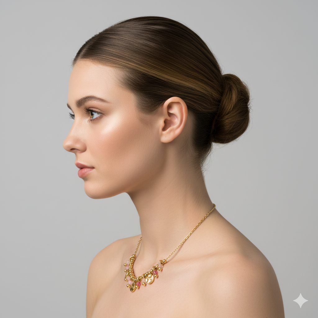 ROSE PETALS NECKLACE - GOLD