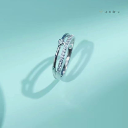 WHITE AURA RING - SILVER