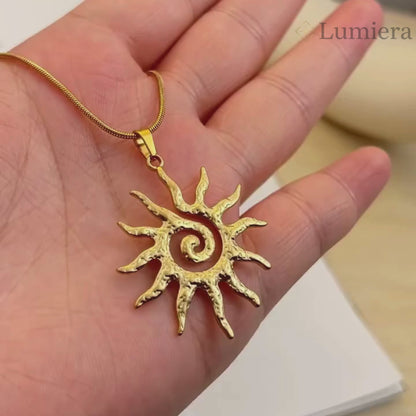 GOLDEN SUN NECKLACE